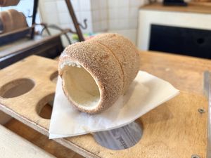 Cinnamon Trdelnik   at Waffle Point U Kajetana in Prague