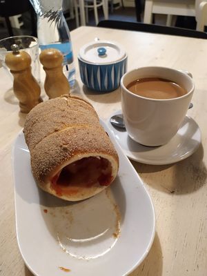 Vegan options at Waffle Point U Kajetana in Prague