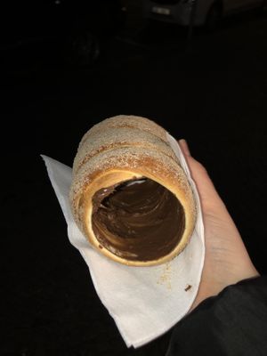 Vegan Nutella at Waffle Point U Kajetana in Prague