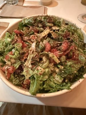 Fattoush salad-more than enough for 2 people, fresh but nothing speciall  at Aladdin's Eatery in Cincinnati