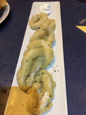 Calamari at Sa Capca in Blanes