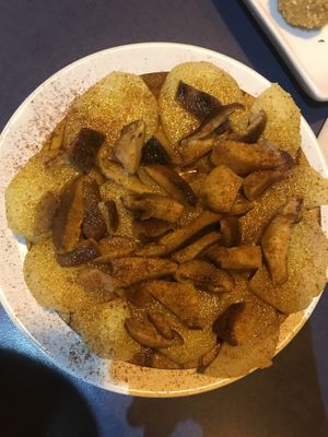 Shiitake a feria at Sa Capca in Blanes