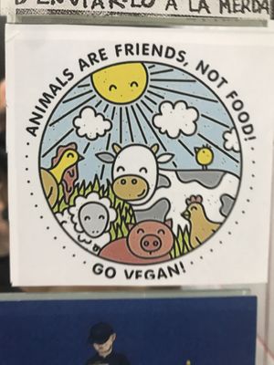 Sticker at Sa Capca in Blanes