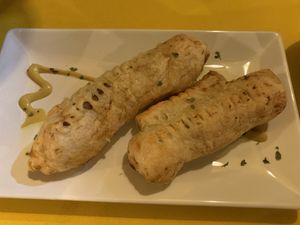 Rollitos de frankfurt at Sa Capca in Blanes