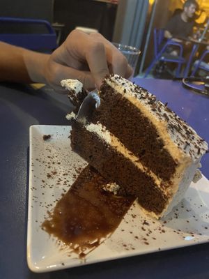 Bizcocho de chocolate buenísimo  at Sa Capca in Blanes
