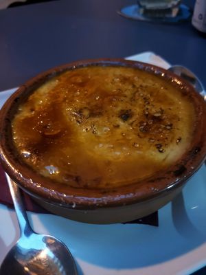 Crema catalana at Sa Capca in Blanes