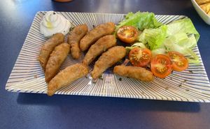 Vegan shrimps   at Sa Capca in Blanes