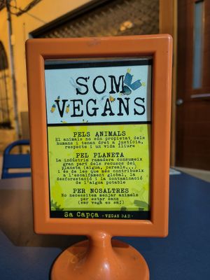 For the animals, for the planet, for us! at Sa Capca in Blanes