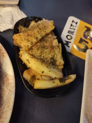 Calabacín en vinagre at Sa Capca in Blanes