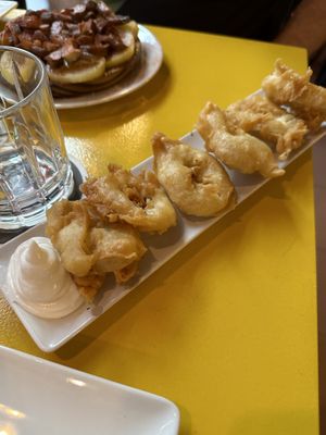 Calamari a la romana  at Sa Capca in Blanes