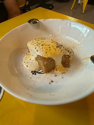 Carrot cake at Sa Capca in Blanes