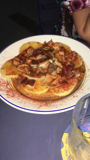 Pulpo a la gallega, recomendable! at Sa Capca in Blanes