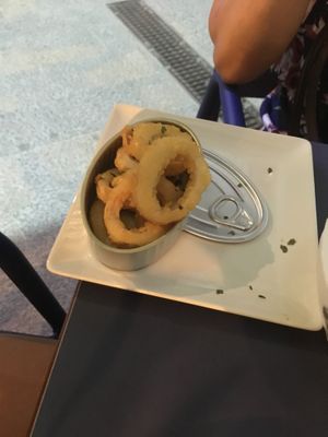 Calamares a la romana, se puede mejorar pero, not bad! at Sa Capca in Blanes