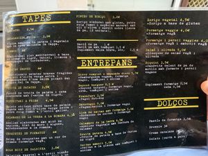 Super vegan tapas  at Sa Capca in Blanes