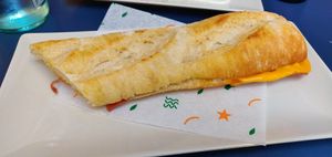 Bacon and cheese at Sa Capca in Blanes