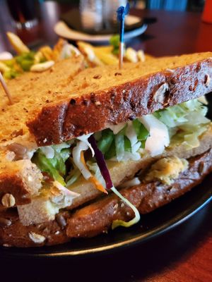 tofu sandwich at Hopyard Beer Bar in Halifax