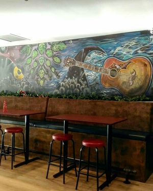 Wall at Hopyard Beer Bar in Halifax