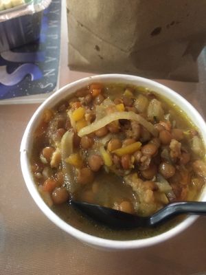 Lentil soup, so good!!! at Simply Vegan by Silly's in Portland