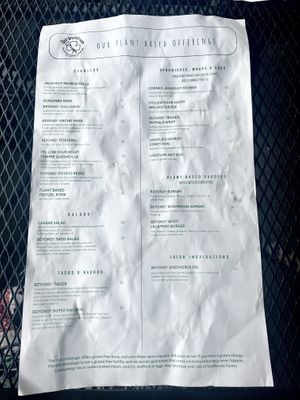 An entire side of their menu is vegan! Our waitress said the owner of the pub is vegan, too  at Old Shillelagh in Detroit