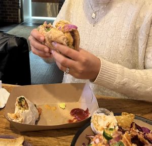 Vegan jalapeños cheese burger  at Old Shillelagh in Detroit