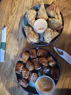 Pretzel bites & Ruben rolls   at Old Shillelagh in Detroit