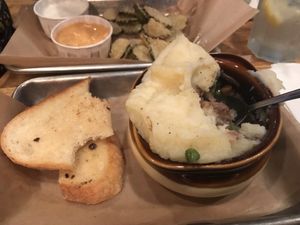 Vegan Shepard’s pie  at Old Shillelagh in Detroit