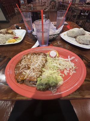 Enchiladas De Papa  at Cantina Azteca in Carmichael