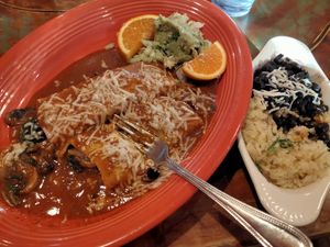 Enchiladas De Champinones at Cantina Azteca in Carmichael