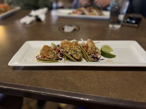Avocado tacos  at Brues Alehouse Brewing Co in Pueblo