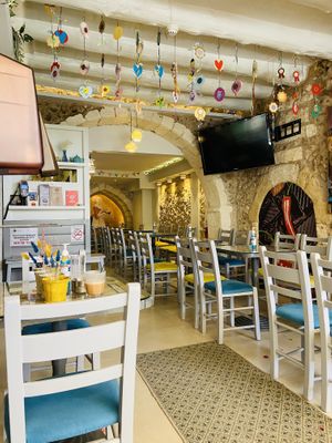   at Hari's Creperie in Crete