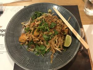 Vegan pad Thai  at Wagamama in Ipswich