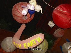 Earth Cafe Marrakech - the original one at Derb Zeouak, September 2009. at Earth Cafe - Derb Zawak in Marrakech