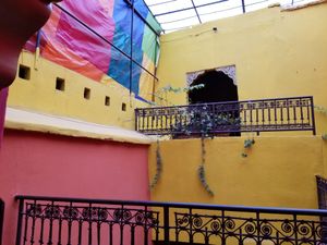 Inside at Earth Cafe - Derb Zawak in Marrakech