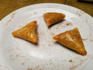 Vegan Baklava at Earth Cafe - Derb Zawak in Marrakech