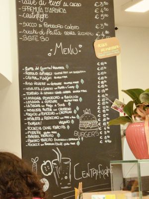 Menù at Il Forno di Pitagora in Rovereto