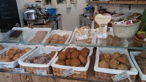 Many kinds of bread at Forno di Pitagora at Il Forno di Pitagora in Rovereto