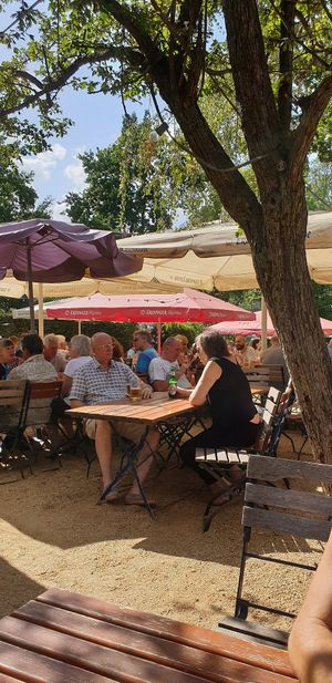 Outdoor seating at Schleusenkrug in Berlin