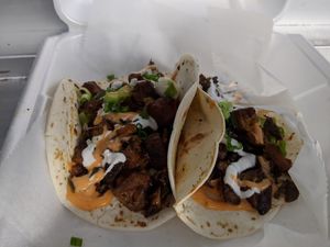 Tasty tacos at Houston Sauce Co in Houston
