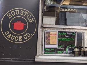 Truck & menu at Houston Sauce Co in Houston