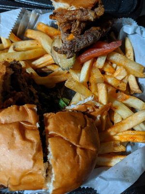 Shrooms Stack at Houston Sauce Co in Houston