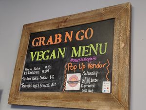 Menu of the day at Houston Sauce Co in Houston