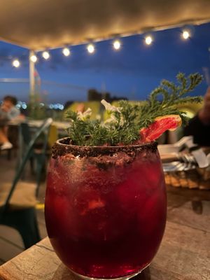 Jamaica marg at Inside Cafe in Guanajuato