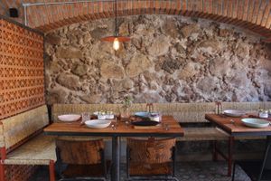 Interior Upstairs at Inside Cafe in Guanajuato