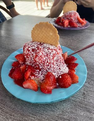   at Eiscafe Fontanella in Grossenbrode