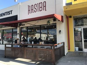 Front on Pico at Hasiba in Los Angeles