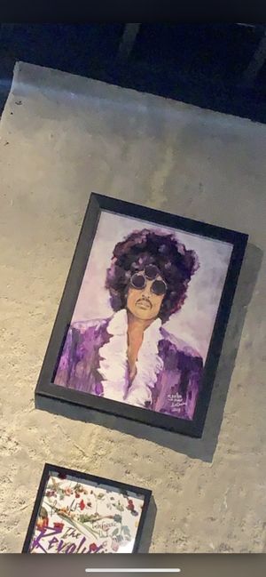 Nice prince decor  at Chili Mustard Onions in Detroit