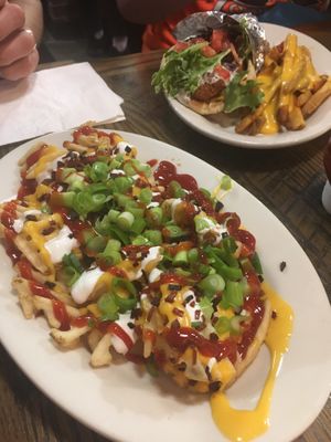 Loaded fries  at Chili Mustard Onions in Detroit