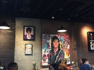 dining room wall at Chili Mustard Onions in Detroit