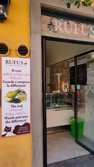 at Gelateria Rufus in Pisa