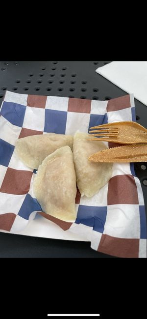 Vegan pierogi (savoury)  at Pierozak in Poznan